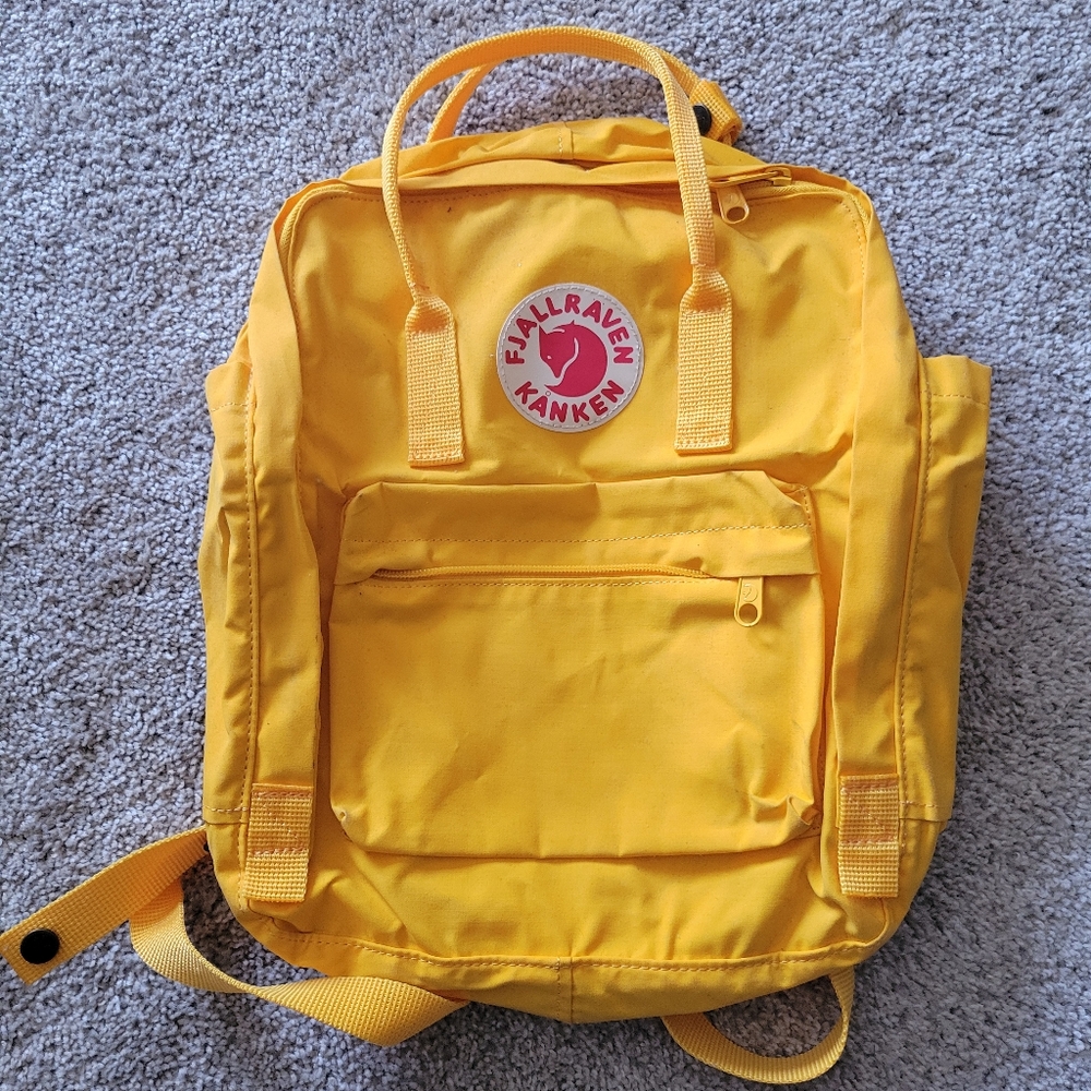 Fjällräven Kånken Yellow Backpack